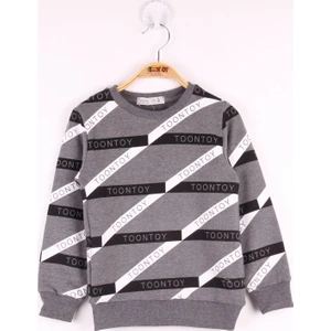 Erkek Çocuk Toontoy Şeritli Sweatshirt
