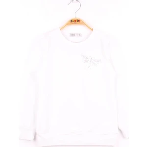 Kız Çocuk Yusufcuk Nakışlı Sweatshirt