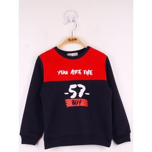 Erkek Çocuk 57 Baskılı Garnili Sweatshirt