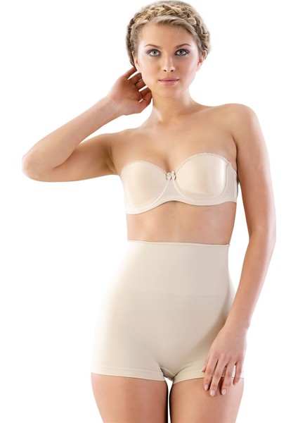 2022 Dikişsiz Çift Kat Boxer Korse Ten