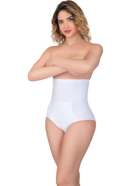 2931 Göbek Balen Destekli Slip Korse Beyaz fiyatları
