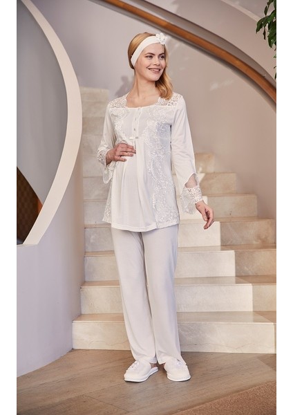 Şehzade Model Lohusa Pijama Takımı
