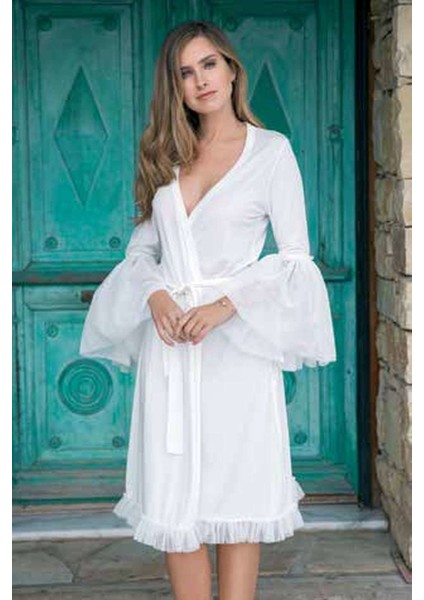BPJ182 Bride Sabahlık - Ekru