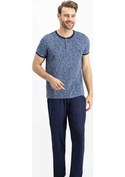 Positive Mavimelanj Erkek Pijama Takımı