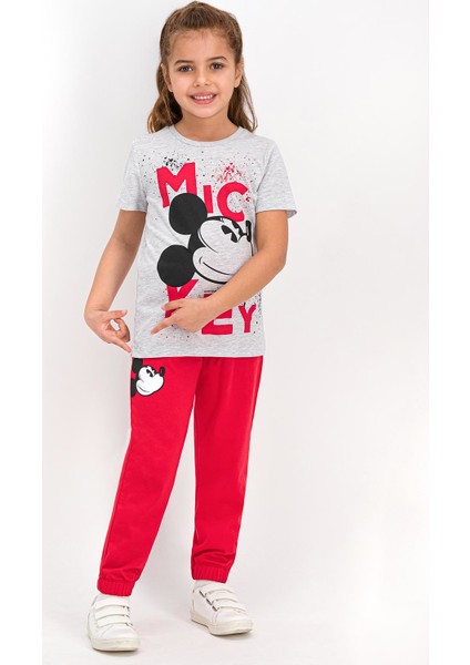 Lisanslı Karmelanj Kız Çocuk Pijama Takımı