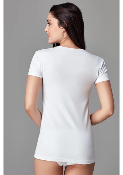 Basic V yaka T-Shirt 5003KC