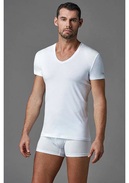Compact V Yaka T-Shirt D5030