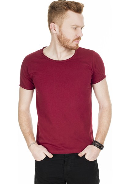 Bisiklet Yaka T Shirt Erkek T SHİRT 54175