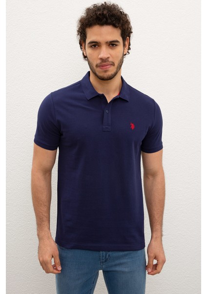 Erkek Lacivert Basic T-Shirt 50217612-VR033