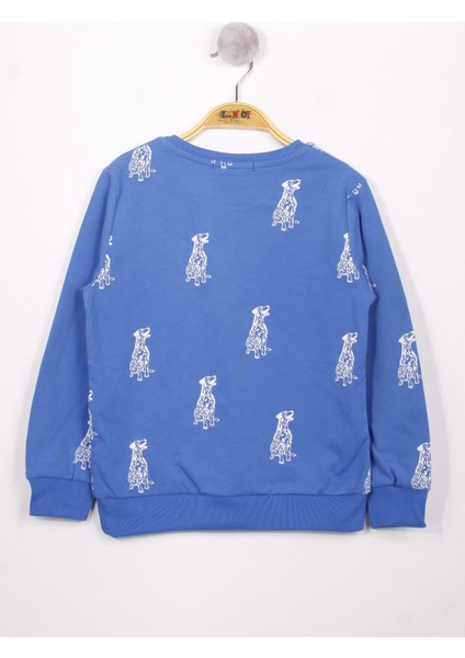 Erkek Çocuk Köpek Baskılı Sweatshirt