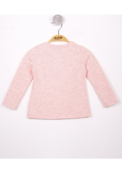 Kız Çocuk Flower Baskılı T-Shirt