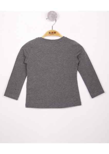 Kız Çocuk Flower Baskılı T-Shirt