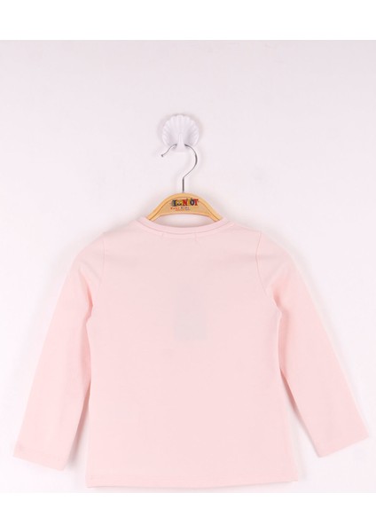 Kız Bebek Göğsü Nakışlı T-Shirt