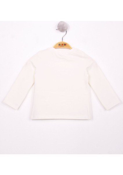 Kız Bebek Göğsü Nakışlı T-Shirt