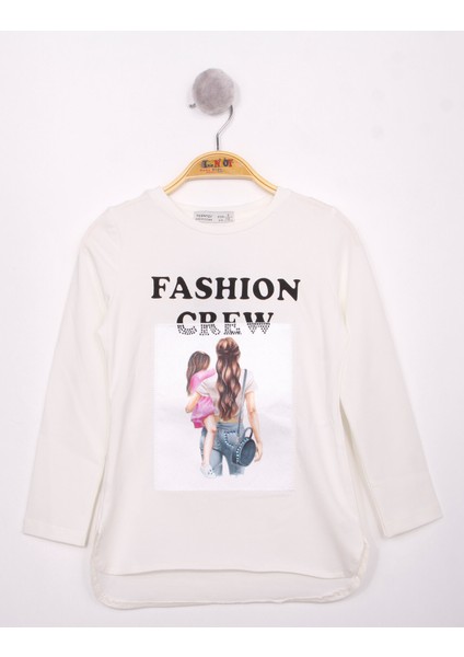 Kız Çocuk Fashion Baskılı T-Shirt