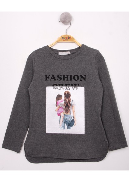 Kız Çocuk Fashion Baskılı T-Shirt