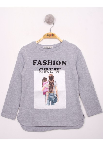 Kız Çocuk Fashion Baskılı T-Shirt