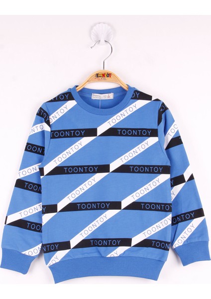 Erkek Çocuk Toontoy Şeritli Sweatshirt