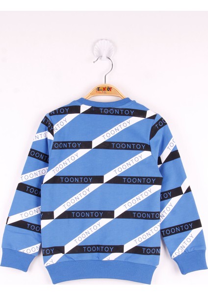 Erkek Çocuk Toontoy Şeritli Sweatshirt