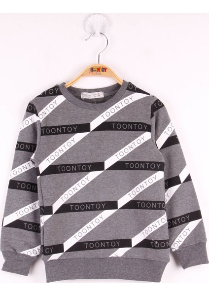Erkek Çocuk Toontoy Şeritli Sweatshirt
