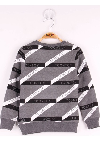 Erkek Çocuk Toontoy Şeritli Sweatshirt