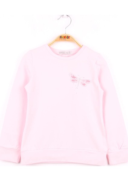 Kız Çocuk Yusufcuk Nakışlı Sweatshirt