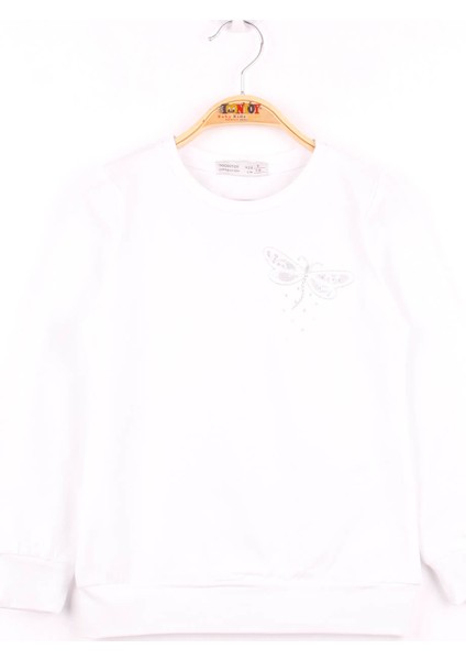 Kız Çocuk Yusufcuk Nakışlı Sweatshirt