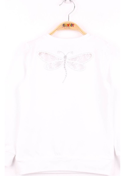 Kız Çocuk Yusufcuk Nakışlı Sweatshirt