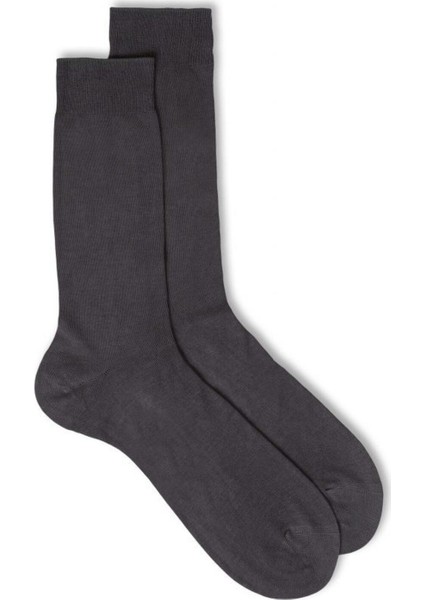12'li Erkek Düz Bambu Çorap 4440-A12 40 - 44