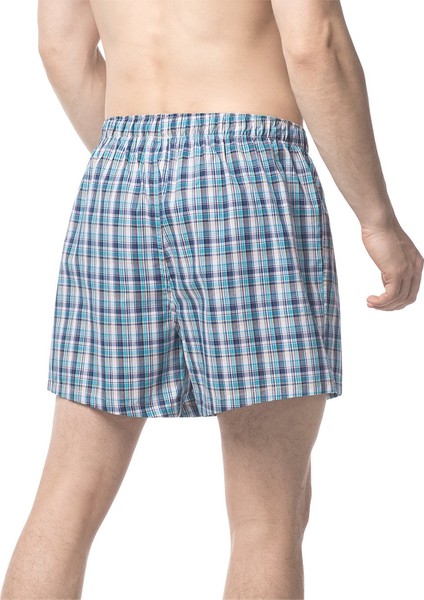 Büyük Beden Pamuklu Klasik Erkek Poplin Boxer
