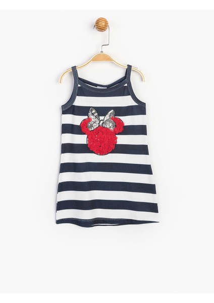 Disney Pul Detaylı Askılı Elbise 15506