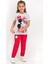 Lisanslı Karmelanj Kız Çocuk Pijama Takımı 1