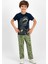 Dinosarius Lacivert Erkek Çocuk Pijama Takımı 1