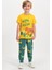 Tiger Roar Sarı Erkek Çocuk Pijama Takımı 1