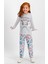 Unicorn Club Karmelanj Kız Çocuk Pijama Takımı 1