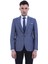 Yarım Astar Slim Fit Desenli Ceket 5