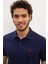 Erkek Lacivert Basic T-Shirt 50217612-VR033 2