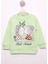 Kız Çocuk Best Friend Baskılı Pamuklu Sweatshirt 1