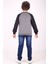 Erkek Çocuk Reglan Kol Detaylı Cepli Sweatshirt 3