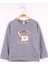 Kız Çocuk Çanta Nakışlı Sweatshirt 1
