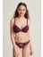 5040 Push Up Dantelli Sütyen Takım Bordo 1
