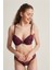 5040 Push Up Dantelli Sütyen Takım Bordo 2