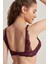5040 Push Up Dantelli Sütyen Takım Bordo 3