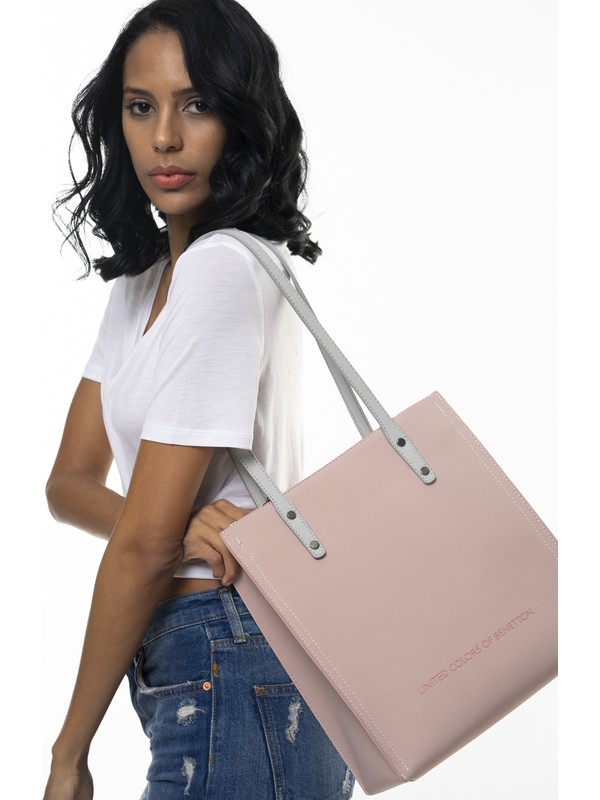 Benetton Kadin Kol Cantasi Pembe A Gri Bnt354 Fiyati