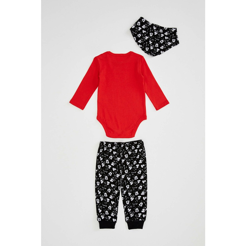 DeFacto Erkek Bebek Mickey Mouse Lisanslı 3�lü Takım Fiyatı