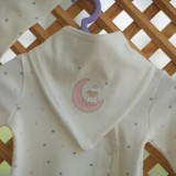 Hug By Organic 3 Parça Organik Tulum Seti Pembe Yıldız Desen