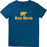 Bad Bear Erkek Mavi Bisiklet Yaka T-Shirt