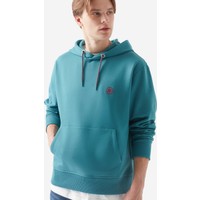 Mavi Erkek Mavi Logolu Kapüşonlu Yeşil Sweatshirt 065809-30708