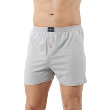 Özkan 0041 Erkek Şardonlu Boxer Gri Melanj XXL