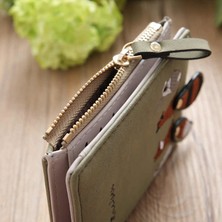 Baellerry Sincap Işlemeli Bozuk Para Bölmeli Vintage Cüzdan